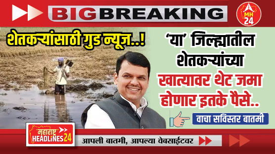 Agricultural Losses Due To Rain : 'या' जिल्ह्यातील शेतकऱ्यांच्या बॅंक खात्यावर थेट जमा होणार इतके पैसे... ; शासनाने ५५३ कोटी ४८ लाख ६२ हजाराच्या निधीला दिली मंजुरी