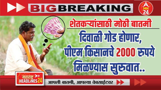 PM Kisan Yojana 2025 : दिवाळी गोड होणार, शेतकऱ्यांना पीएम किसानचे 2000 रुपये मिळण्यास सुरुवात